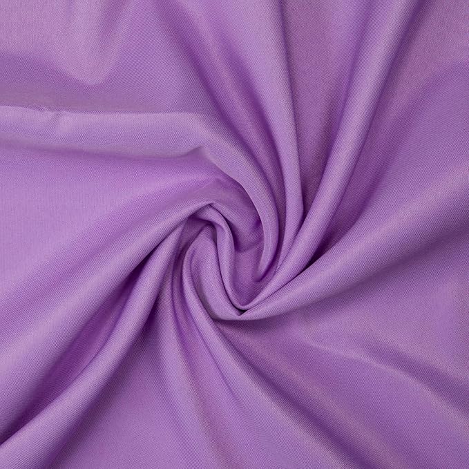 Gee Di Moda Rectangle Tablecloth - 90 x 156 Inch Lavender Table Cloth for 8 Foot Table with Floor-Length Drop - Heavy Duty Washable Fabric - 8 Ft Buffet Table, Holiday Party, Wedding & Baby Shower
