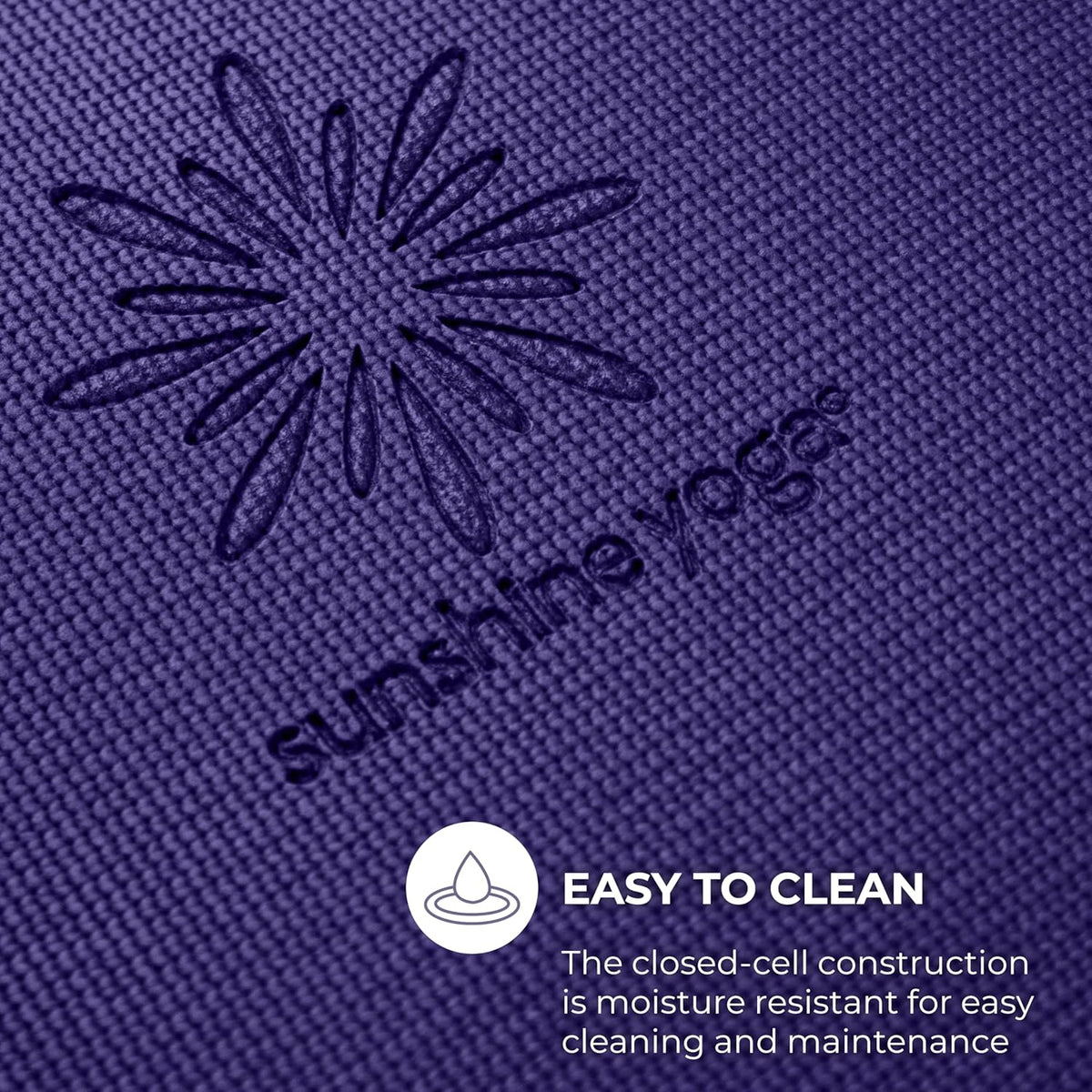 Sunshine Yoga Voyage Yoga Mat, 6 Pack, 72" x 24" Professional Studio and Gym Bulk Yoga Mats, 5mm Thick, Durable, Anti-Tear, Non Slip Fitness and Exercise Mats
