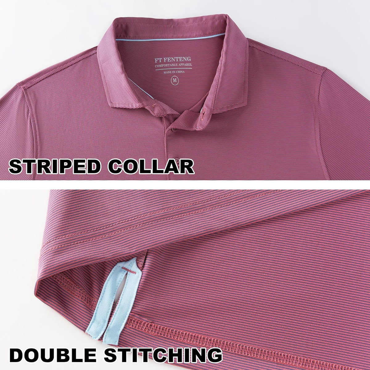 Mens Polo Shirts Short Casual Solid Stylish Dry Fit Performance Designed Collared Golf Polo Shirts for Men