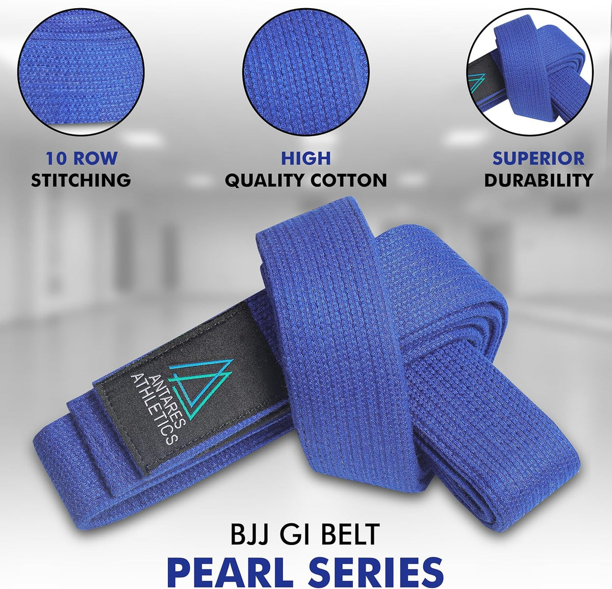 Pearl Weave Series BJJ Belt for Men & Women | Brazilian Jiu Jitsu Belt with Pearl Colors