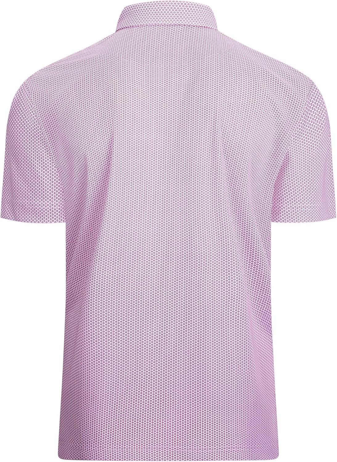 Alex Vando Mens Golf Shirt Moisture Wicking Classic Print Golf Shirts for Men