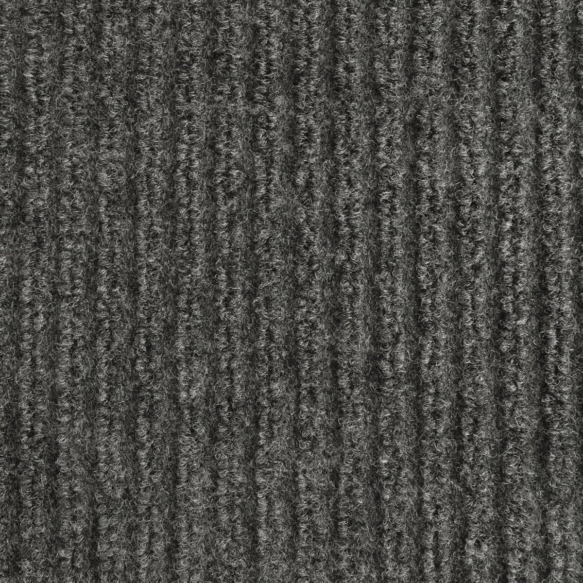iCustomRug Spartan Weather Warrior Duty Indoor/Outdoor Utility Ribbed in 3ft,4ft,6ft Widths 70 Custom Sizes with Natural Non-Slip Rubber Backing 4'X18' in Charcoal