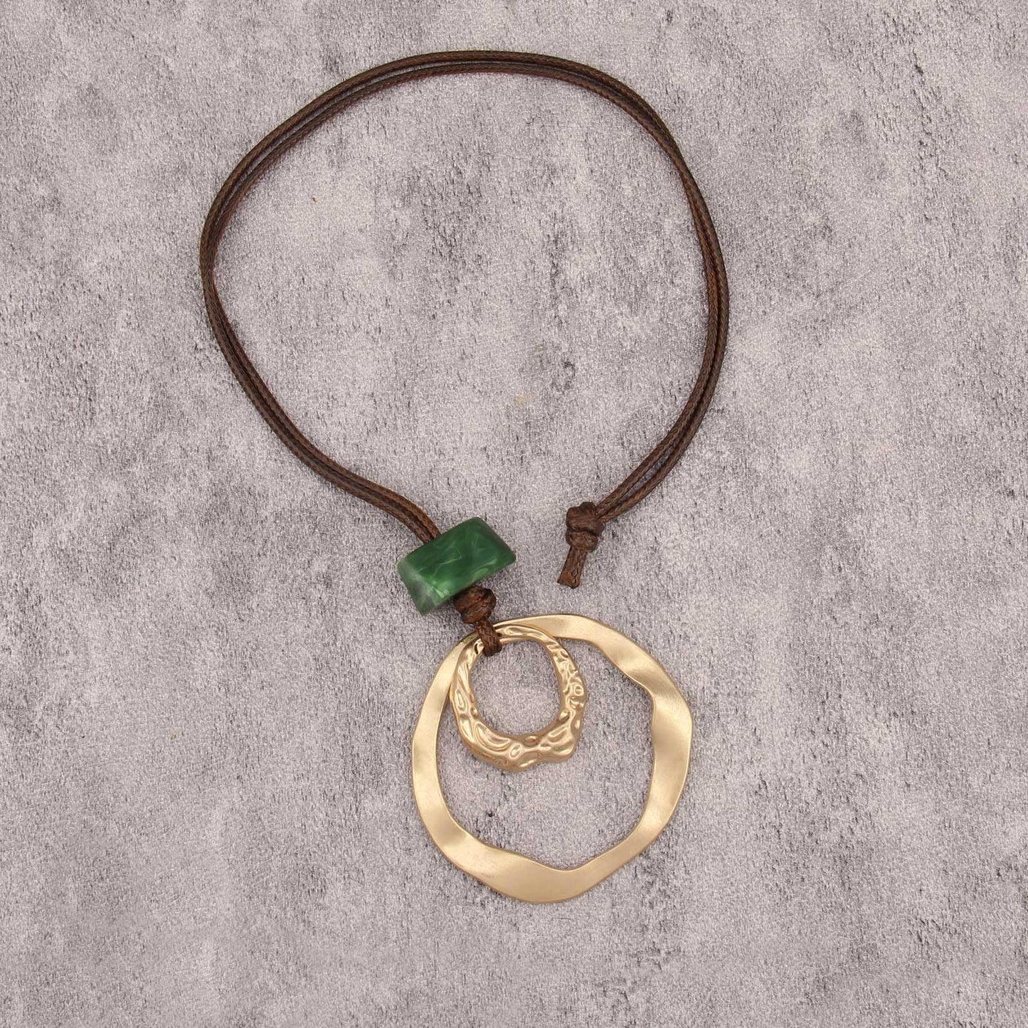 joymiao Bohemian Necklace Women Chunky Long Necklaces with Large Gold Pendant Vintage Boho Jewelry Hippie Choker Necklace for Women