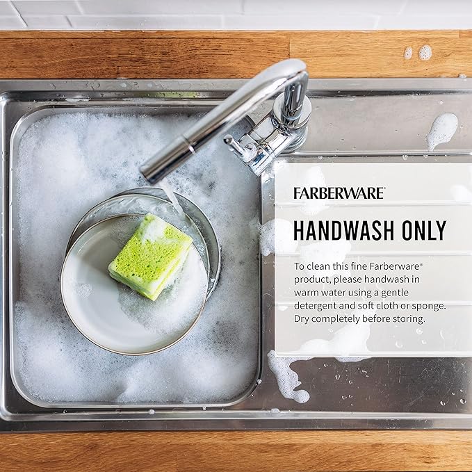 Farberware Edgekeeper 6-Inch Cleaver Knife with Self-Sharpening Blade Cover, High Carbon-Stainless Steel Kitchen Knife with Ergonomic Handle, Razor-Sharp Knife, Black