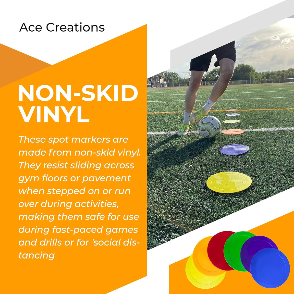 9 Inch Poly Vinyl Spot Markers