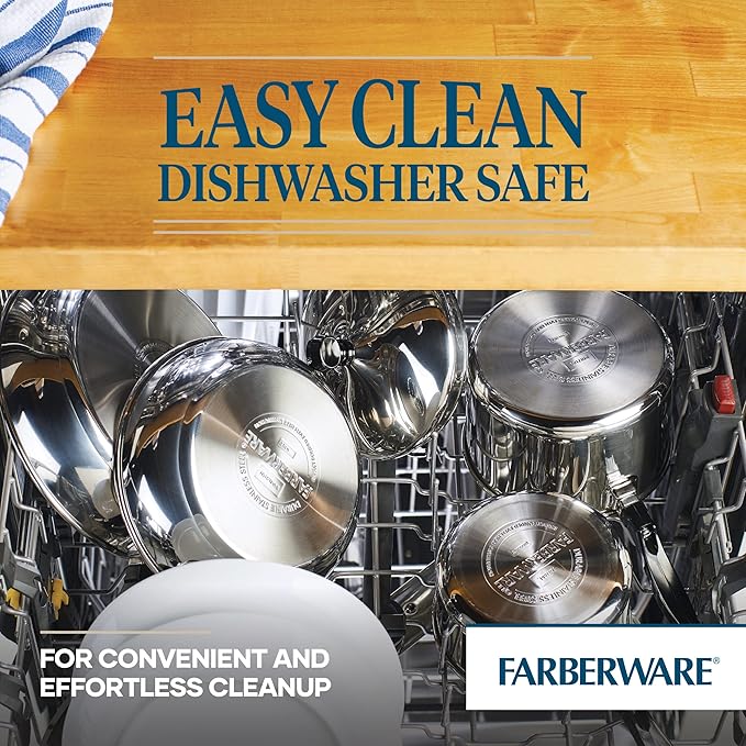 Farberware Classic Stainless Steel 4-Quart Covered Saucepot - - Silver (Pack of 4)