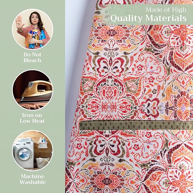 Maison d' Hermine 100% Cotton Apron for women with Pocket Kitchen Chef Apron for Men Cooking Mothers Day Gifts