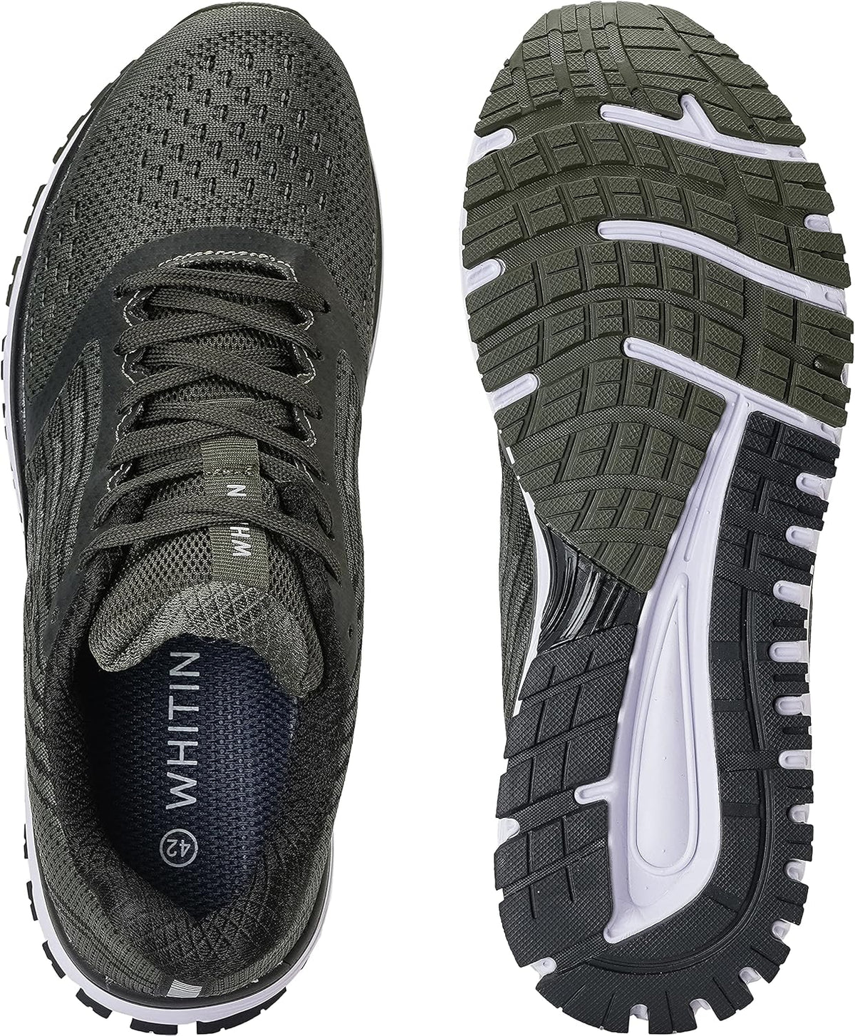 Joomra Whitin Men's Supportive Running Shoes Cushioned Athletic Sneakers