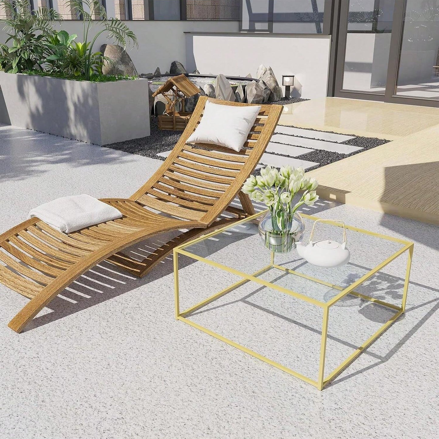 Modern Glass Coffee Center Table