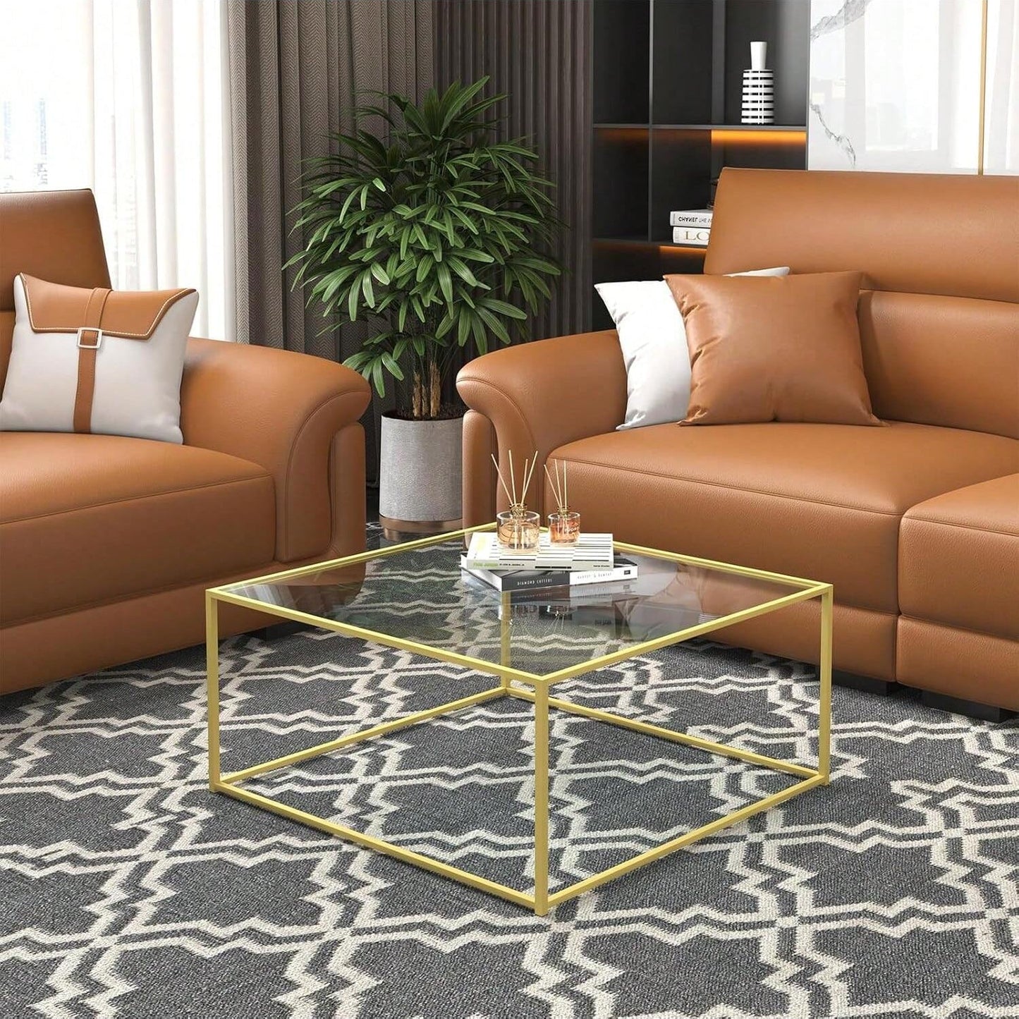 Modern Glass Coffee Center Table