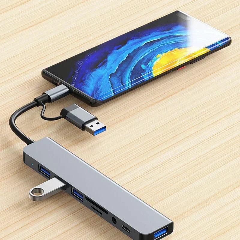 8-in-2 USB Type-C Hub