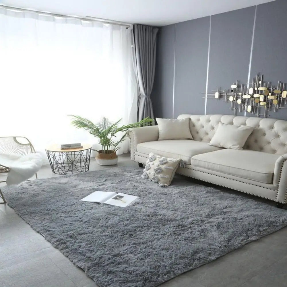 VIKAMA Tie-Dye Plush Carpet