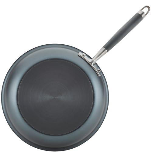 Anolon Advanced Home Hard-Anodized Nonstick Skillets (2 Piece Set- 10.25-Inch & 12.75-Inch, Moonstone)