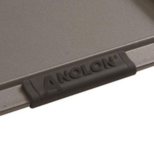 Anolon Advanced Nonstick Bakeware with Grips, Nonstick Cookie Sheet / Baking Sheet - 14 Inch x 16 Inch, Gray,54717