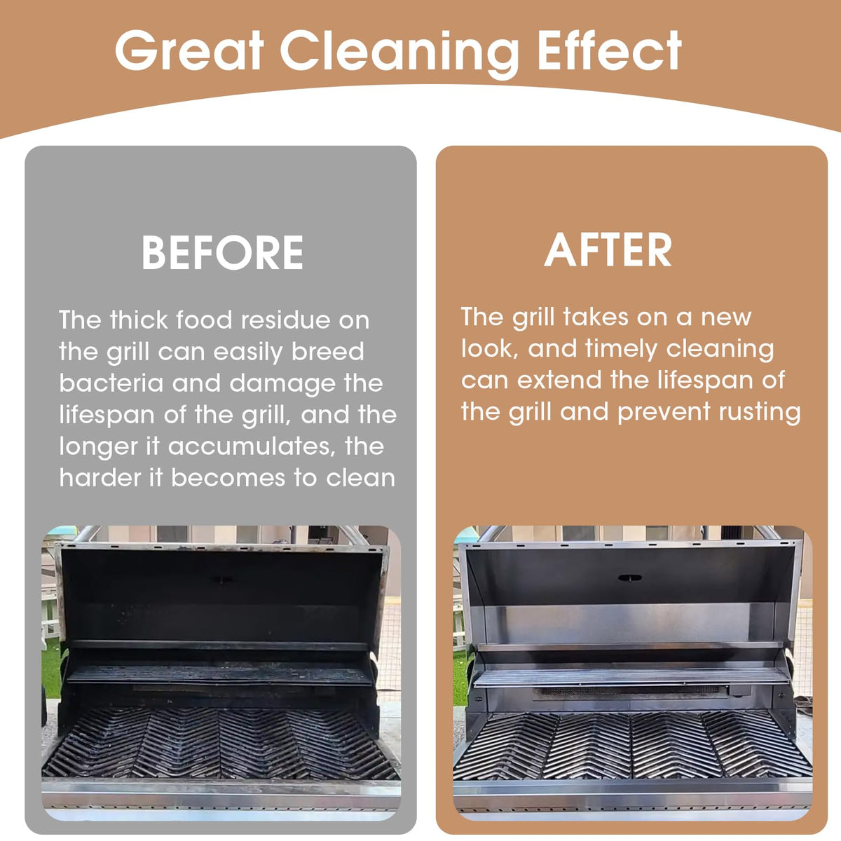 AWEASROY Heavy Duty Grill Cleaner, Grill Cleaning Bricks with Handle, Pumice Griddle Cleaning Stone Removing Stains for BBQ, Swimming Pool, Sink(4 Pack)