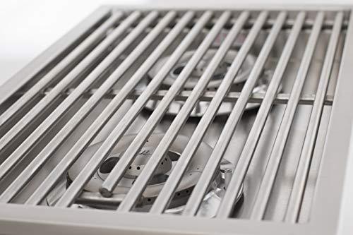 Bull Outdoor Products 30008 Liquid Propane Slid-In Double Side Burner, Front and Back Design