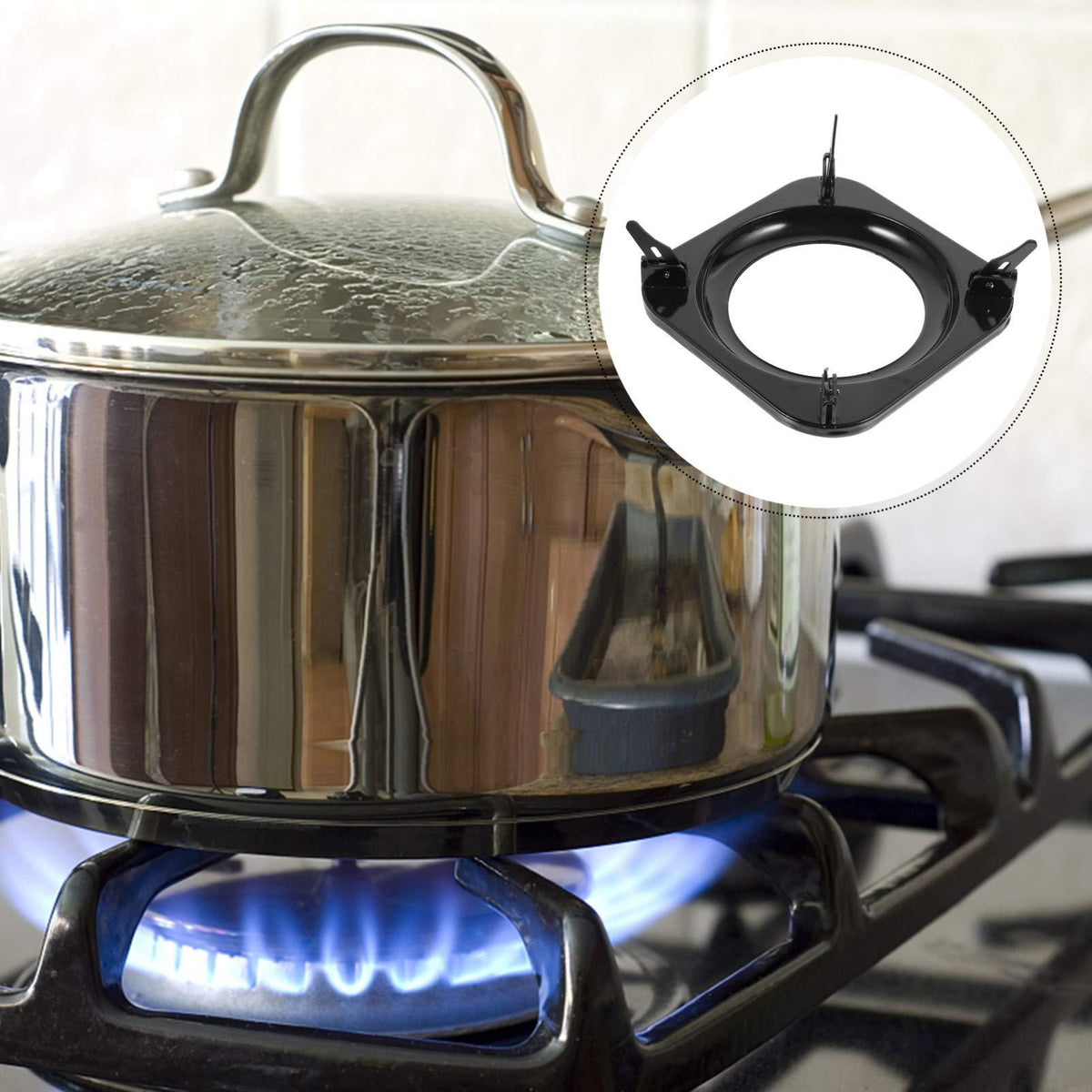 Cabilock Wok Support Ring Wok Ring Wok Rack Gas Stove Trivets Cooktop Range Pot Pan Support Ring Holder for Home Kitchen Wok Stand