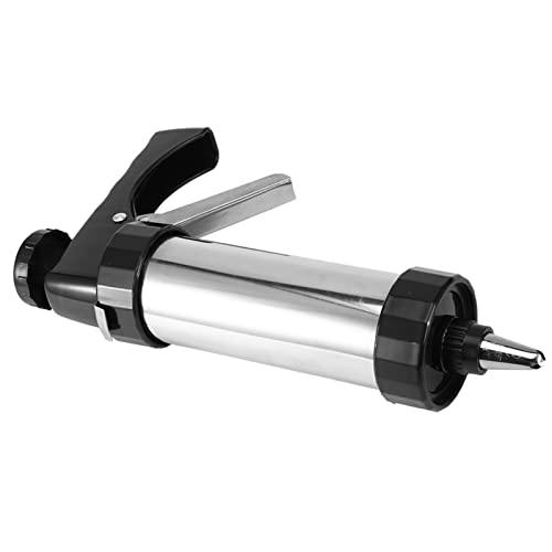 Cake Maker, Easy To Use Stainless Steel Biscuit Press Cookie Gun Set 5.9x10in for Bakeries for Pastry Decoration for Home Cooks