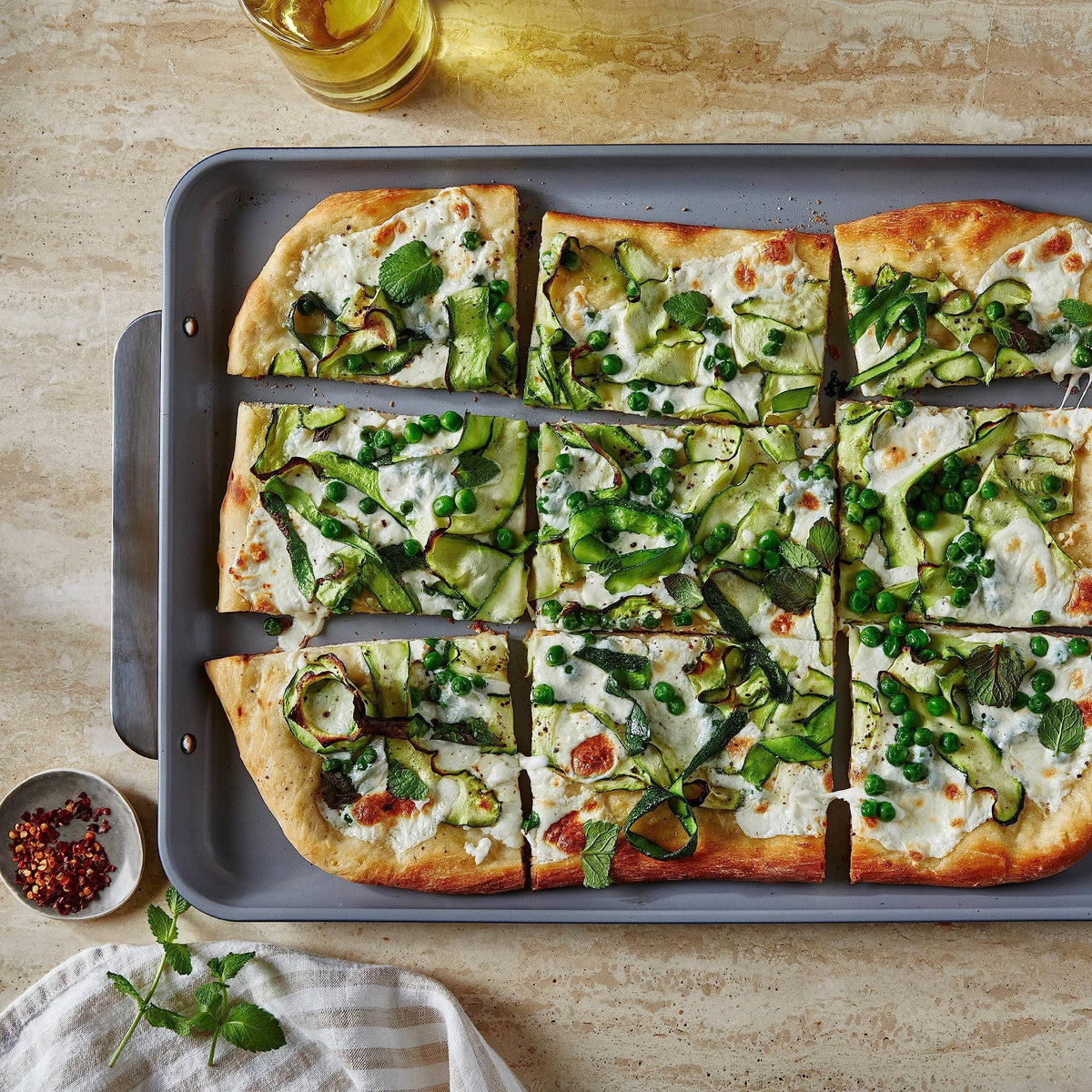 Caraway Non-Stick Ceramic Baking Sheet - Naturally Slick Ceramic Coating - Non-Toxic, PTFE & PFOA Free - Perfect for Baking, Roasting, and More - Large - Navy