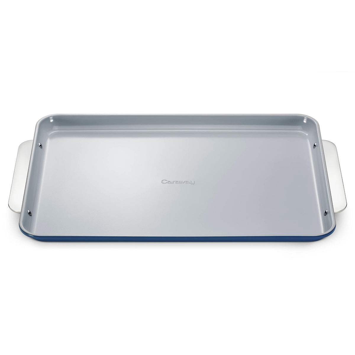 Caraway Non-Stick Ceramic Baking Sheet - Naturally Slick Ceramic Coating - Non-Toxic, PTFE & PFOA Free - Perfect for Baking, Roasting, and More - Large - Navy