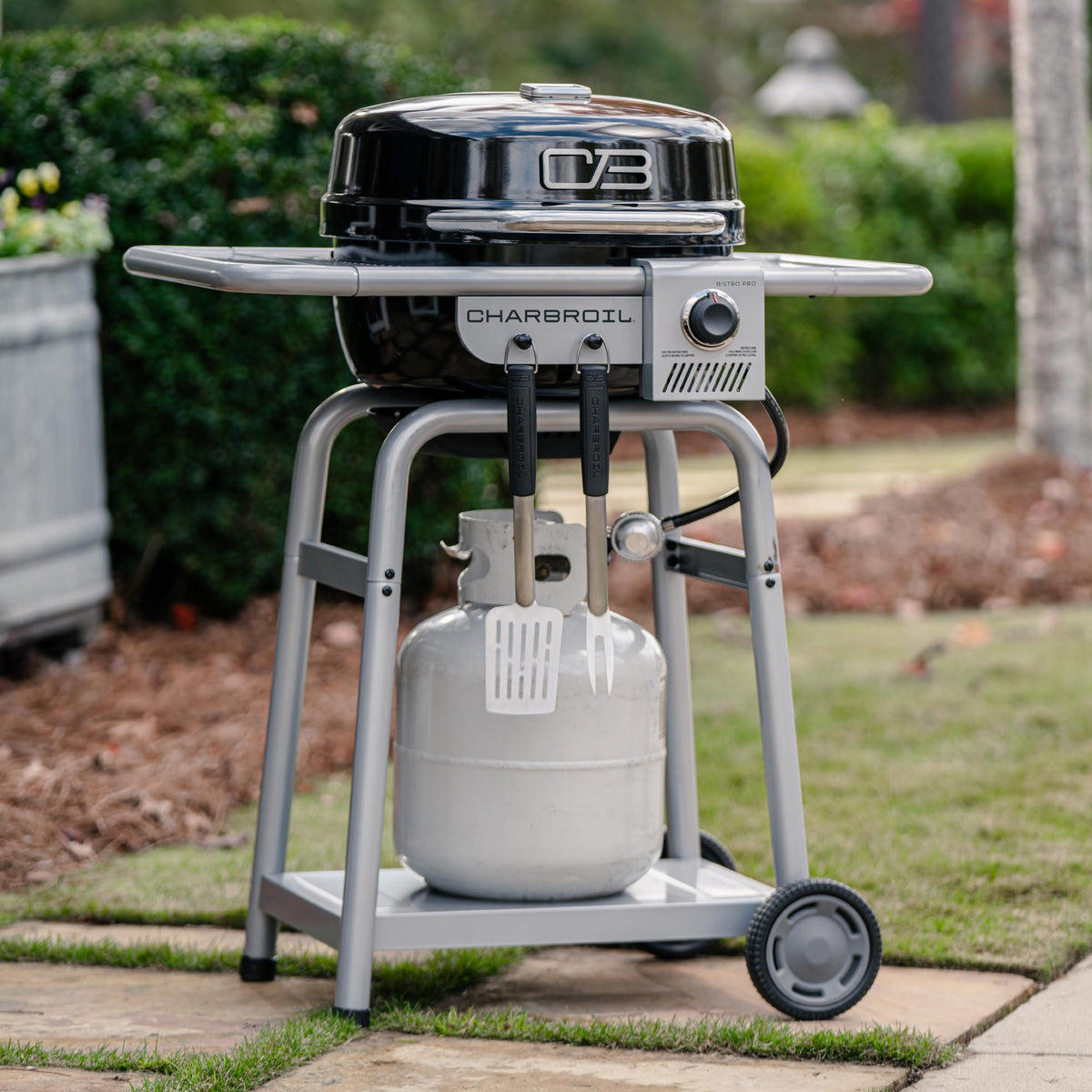 Charbroil Bistro Pro™ Gas Grill for Small Spaces and Patios, Black