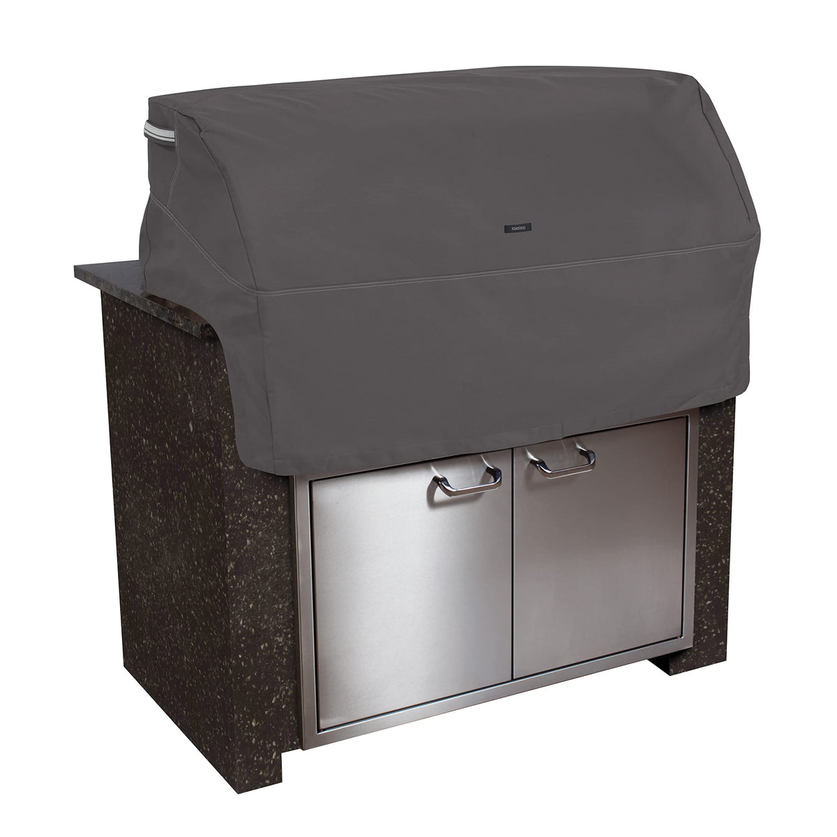 Classic Accessories Ravenna Water-Resistant 32 Inch Built-In BBQ Grill Top Cover, Taupe, Grill Cover, Grill Cover for Outdoor Grill, BBQ Cover