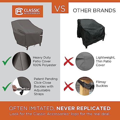Classic Accessories Ravenna Water-Resistant 32 Inch Built-In BBQ Grill Top Cover, Taupe, Grill Cover, Grill Cover for Outdoor Grill, BBQ Cover