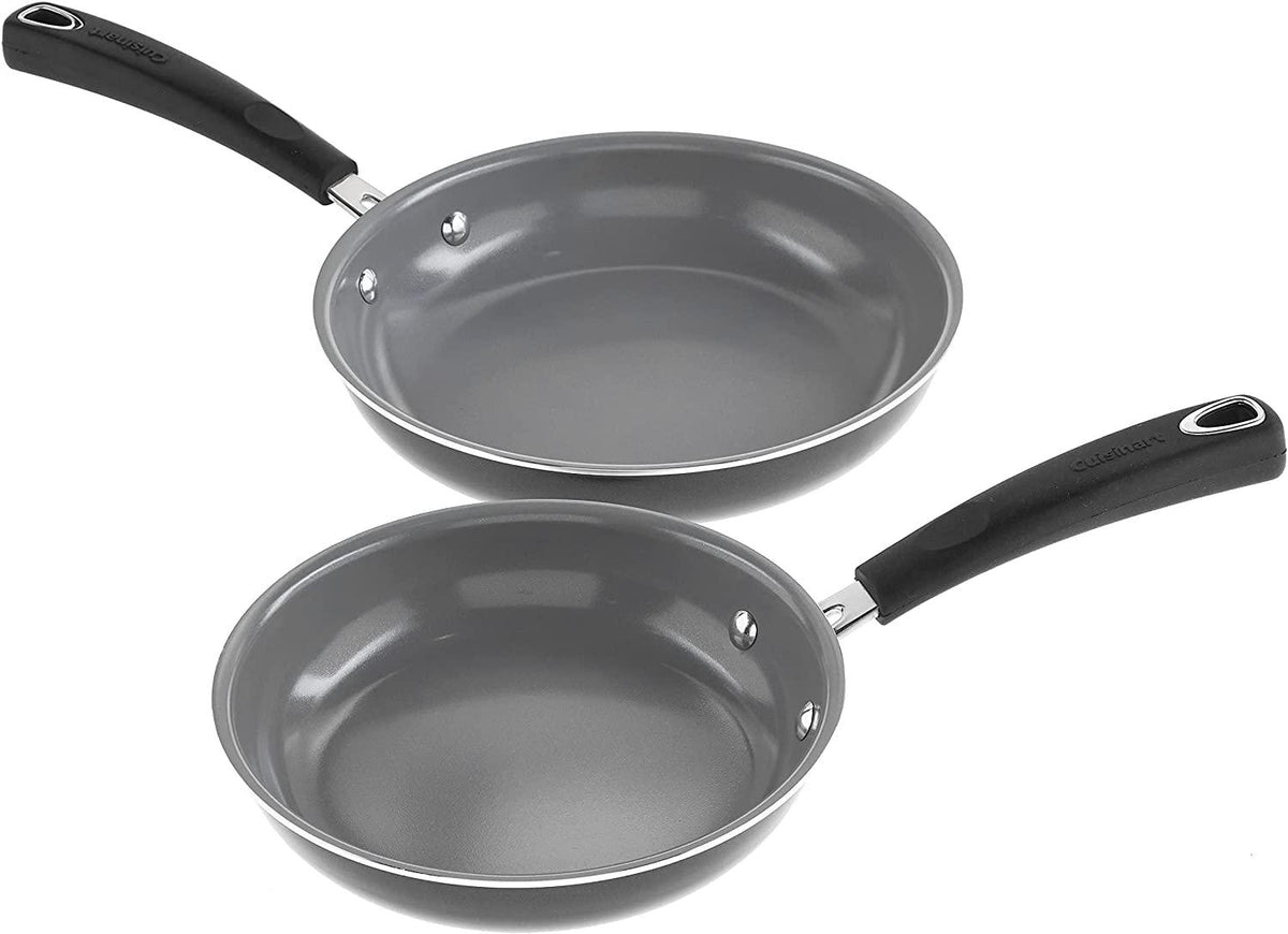 Cuisinart 11-Piece Nonstick Cookware Set, Ceramica XT, Black, 733-30H
