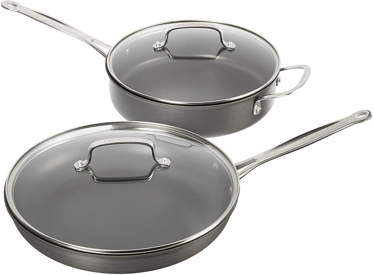 Cuisinart 17-Piece Cookware Set, Chef's Classic Nonstick Hard Anodized, 66-17