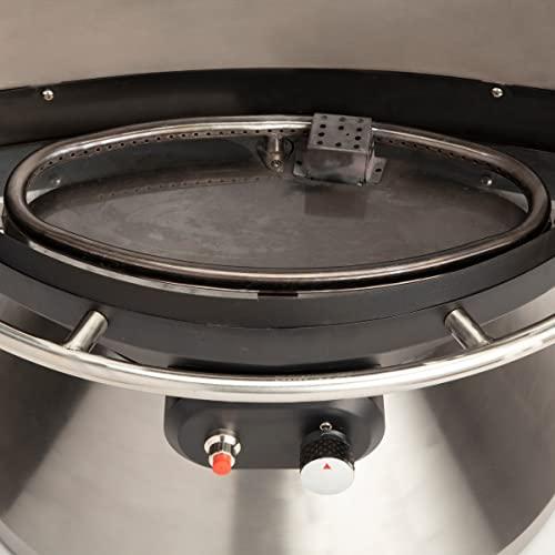 Cuisinart COH-600 Chimenea Propane Fire Pit, Patio Heater with Tip-Over Safety Switch, 8 lbs. Lava Rocks Included, 31" x 31" x 48"