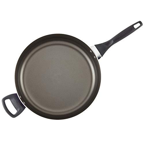 Farberware Dishwasher Safe Nonstick Jumbo Cooker/Saute Pan with Helper Handle - 6 Quart, Black