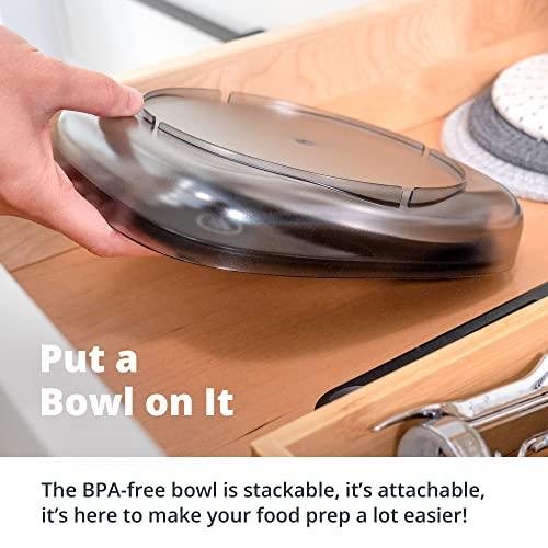 Food Weight Scale with Bowl, Super Accurate, Single Sensor, Digital Kitchen Scale, Master Food Prep with a Custom-Built Bowl That Fits on Top, Designed in St. Louis