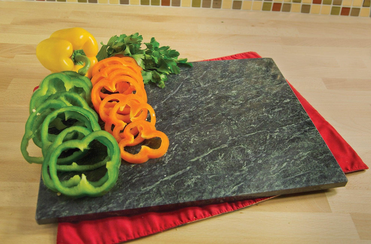 Fox Run Marble Pastry Board, Green 12.25 x 16 x 1 inches