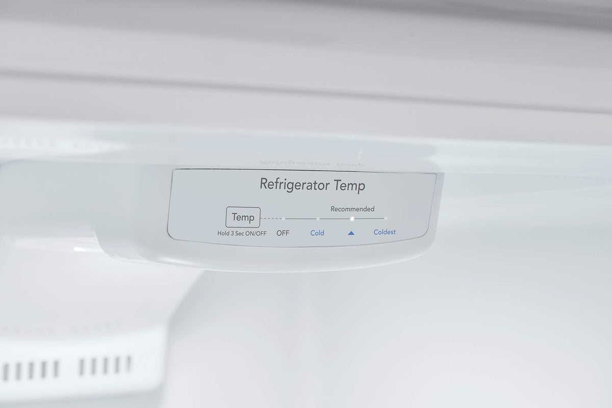 Frigidaire 10.1 Cu. Ft. Compact ADA Top Freezer Refrigerator in White with Electronic Control Panel, Reversible Door Swing, ENERGY STAR