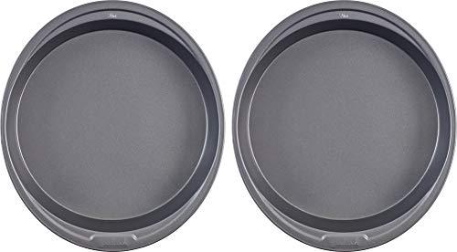 Good Cook 9 in Round Cake Pan, 2pk, Gray