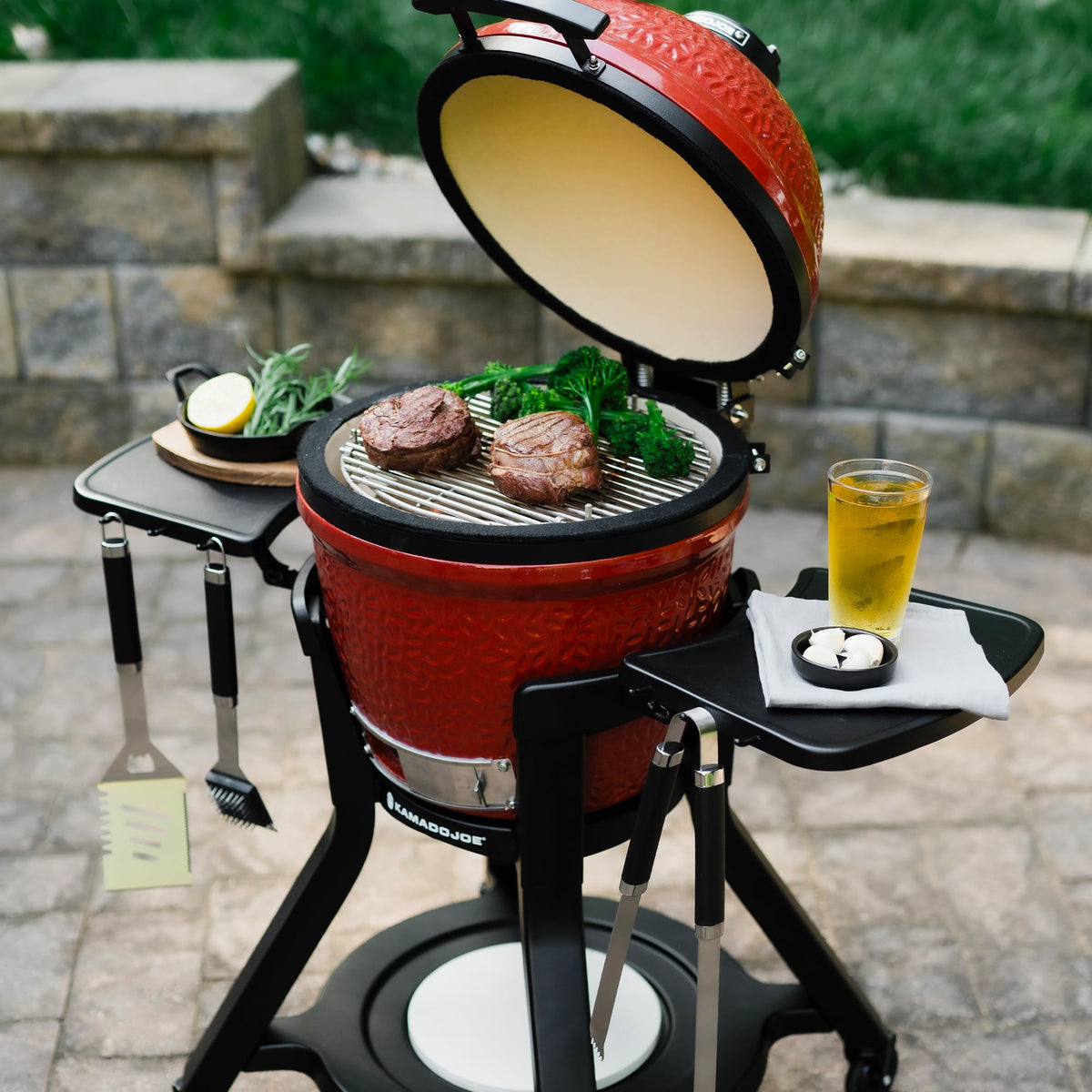 Kamado Joe KJ15112524 Joe Jr. Cart Stand, Black