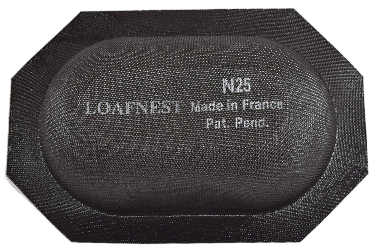 LoafNest: Incredibly Easy Artisan Bread Kit. Cast Iron Dutch Oven [Blue Gradient] and Perforated Non-Stick Silicone Liner.