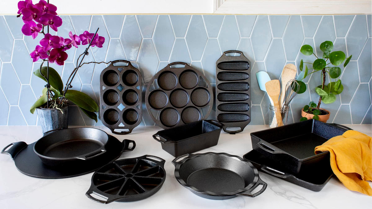 Lodge Cast Iron 2 Piece Loaf Pan Set
