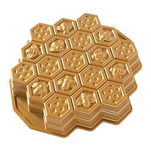 Nordic Ware Honeycomb Pull - Apart Pan, 10-Cup, Toffee