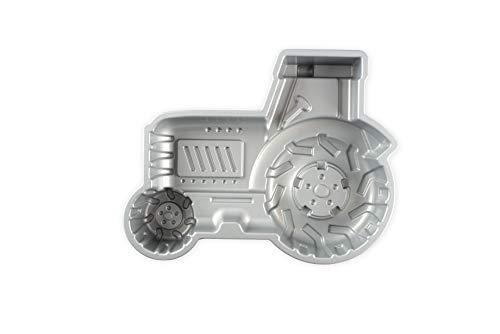 Nordic Ware Tractor Cake Pan, 9-Cup, Blue metallic finish