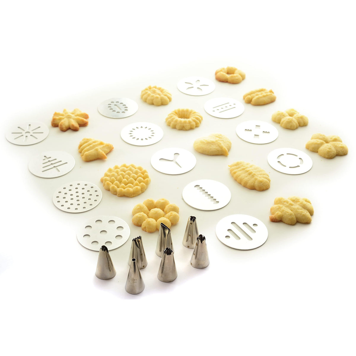 Norpro S/S Cookie/Icing Press with Case, Black