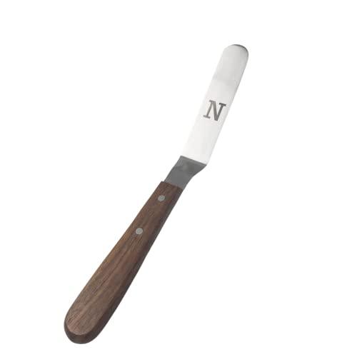 Offset Stainless Steel Spatula Set with Wood Handle - Professional Cake Decorating Tools - 4", 6.5" & 8" Stainless Steel Offset Blade Cake Spatula Set