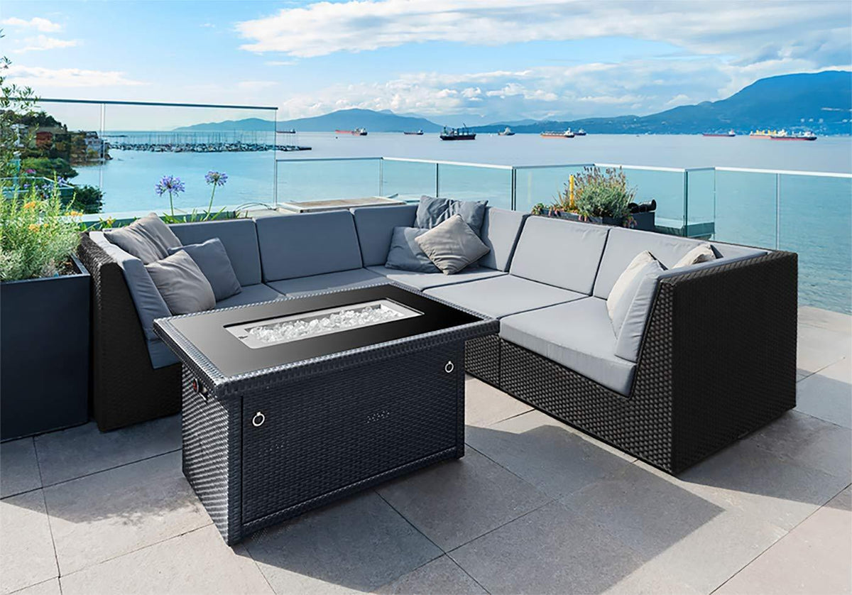 Outland Living Series 403-Slate Grey Fire Table, Slate Grey/50,000 BTU