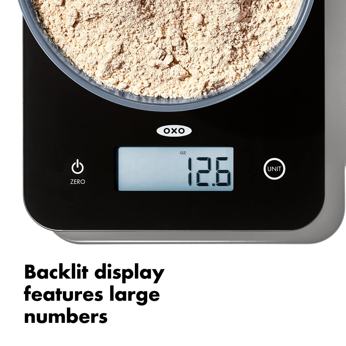 OXO Good Grips Everyday Glass Food Scale 11lbs/5kg