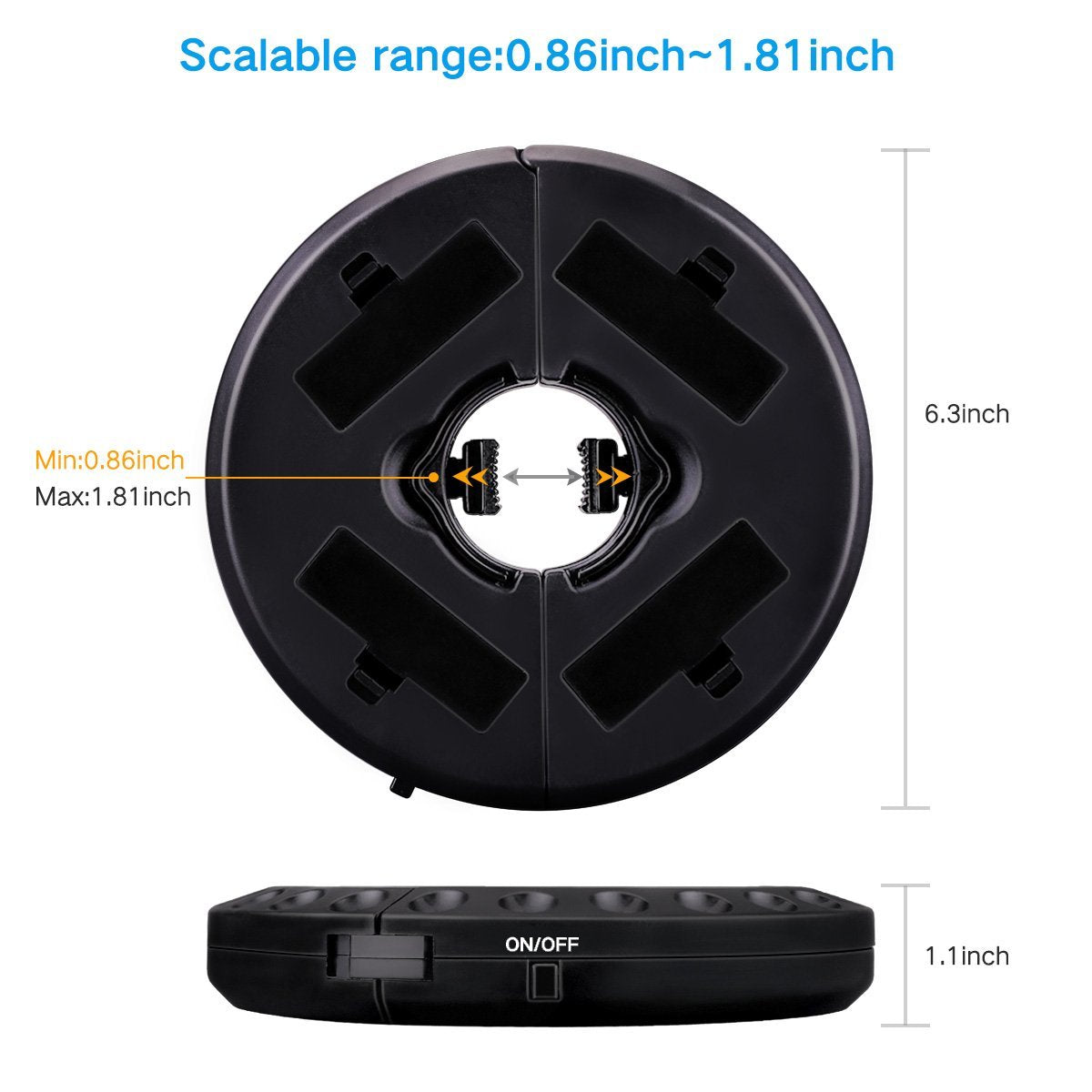 OYOCO Patio Umbrella Light 3 Brightness Modes Cordless 28 LED Lights-4 x AA Battery Operated,Umbrella Pole Light for Patio Umbrellas,Camping Tents or Indoor Use