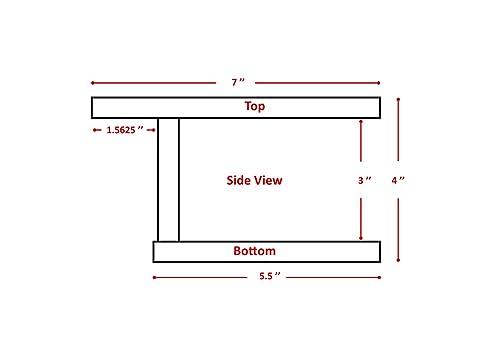 Poly Cup Holder for Adirondack Chair or Patio, Fits Standard- Large Cups (1 Pack, White)