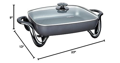 Presto 06852 16-Inch Electric Skillet with Glass Cover