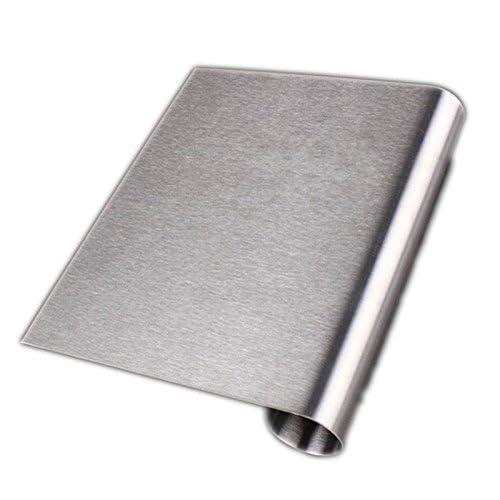 Pro Dough Pastry Scraper/Cutter/Chopper Stainless Steel Mirror Polished with Measuring Scale Multipurpose- Cake, Pizza Cutter - Pastry Bread Separator Scale Knife