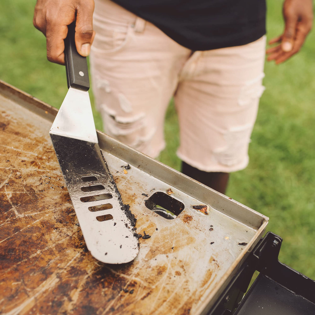 Razor Griddle Gas Grill & Griddle for Backyard Cooking and Camping, Portable Tabletop Stove