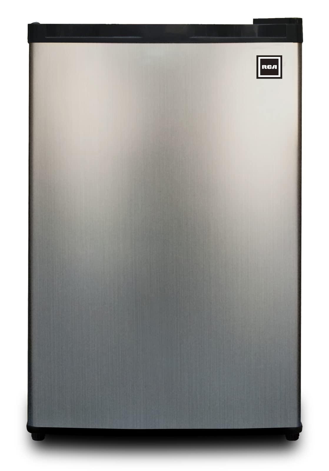 RCA 465 RFR441/RFR465 RFR441 Compact Fridge, 4.5 Cubic Feet, Stainless Steel
